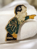 Pin's vintage KöRKE football gardien émaillé vert badge ancien rare