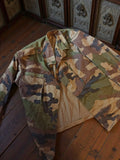 Veste militaire camouflage vintage, armée française, authentique rétro
