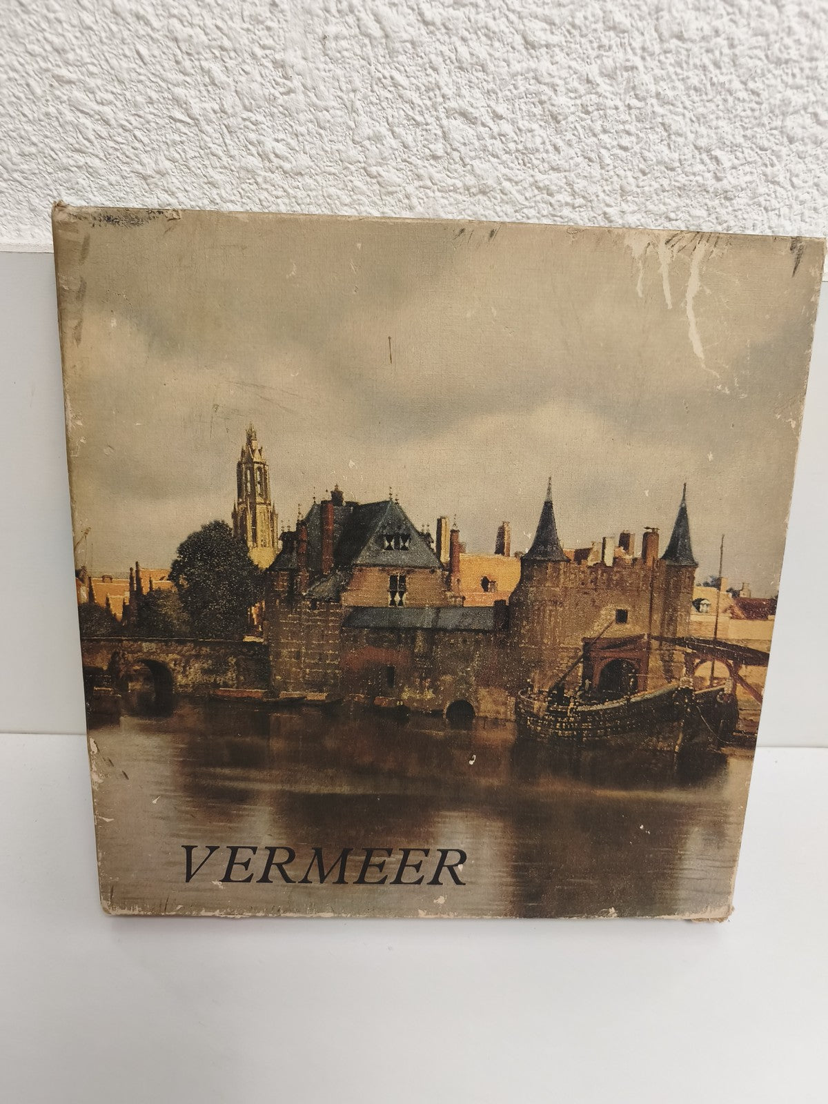 Vinyle 33 tours Vermeer pochette illustrée peinture paysage Delft