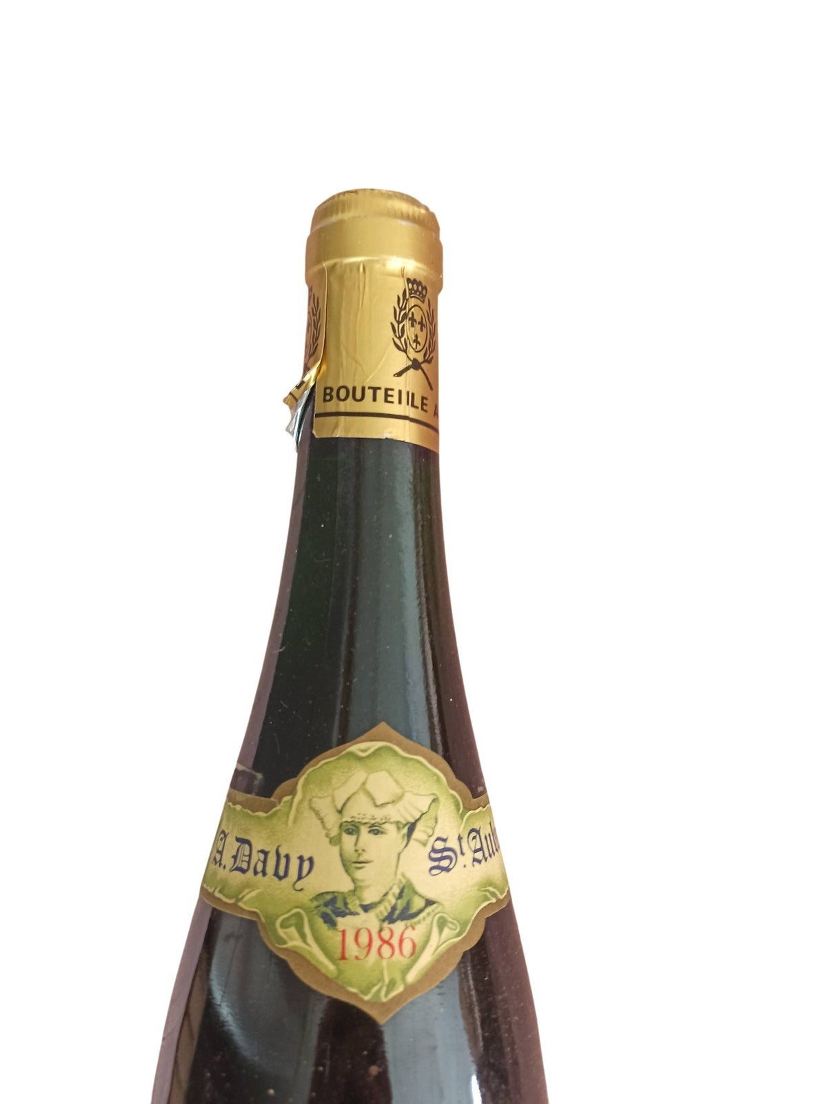 Bouteille vin ancien Coteaux du Layon 1986 Domaine Roche Mortier Loire