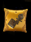 Boucle d’oreille vintage orpheline, pendentif, motif géométrique bronze, années
