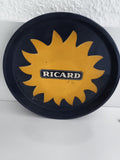 Plateau Ricard ancien vintage bleu jaune soleil bar bistrot rétro