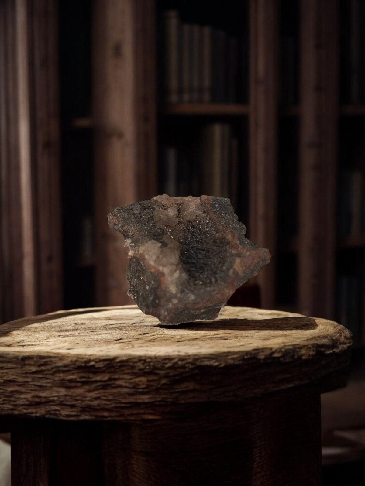 Quartz brut ancien – Pierre minérale vintage, authentique, déco ou collection