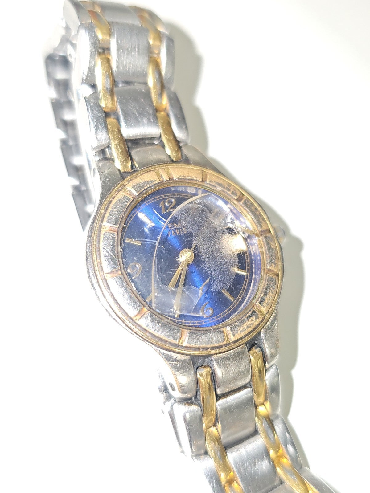Montre femme ancienne Yema vintage rétro, montre-bracelet fonctionnelle collecti