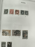Timbres Nigeria oblitérés, portraits royaux, paysages, lot philatélie