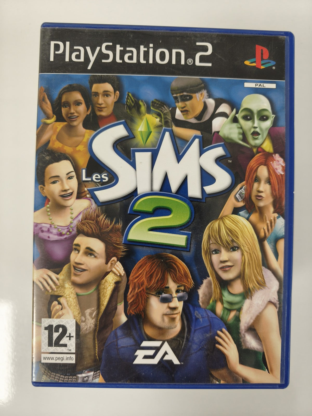 Boite vide originale pour PS2 Les Sims 2, sans disque, boîtier Playstation occas