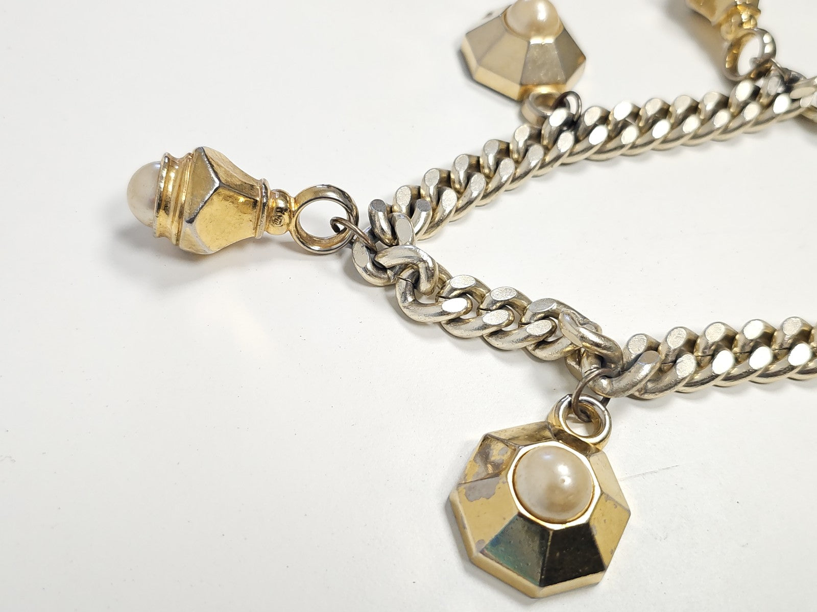 Collier rétro ancien très gros en métal, bijou vintage original pour collectionn