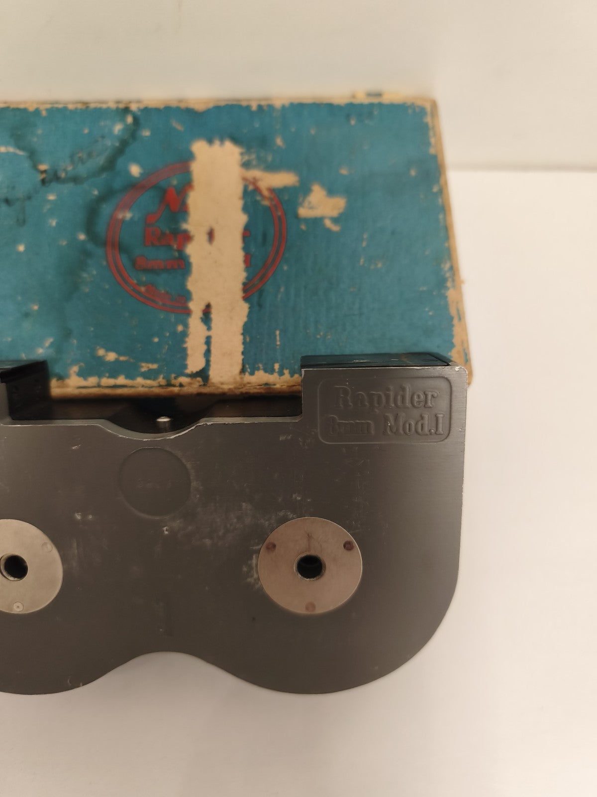 Visionneuse film 8mm Rapider Mod.I vintage avec boîte d?origine