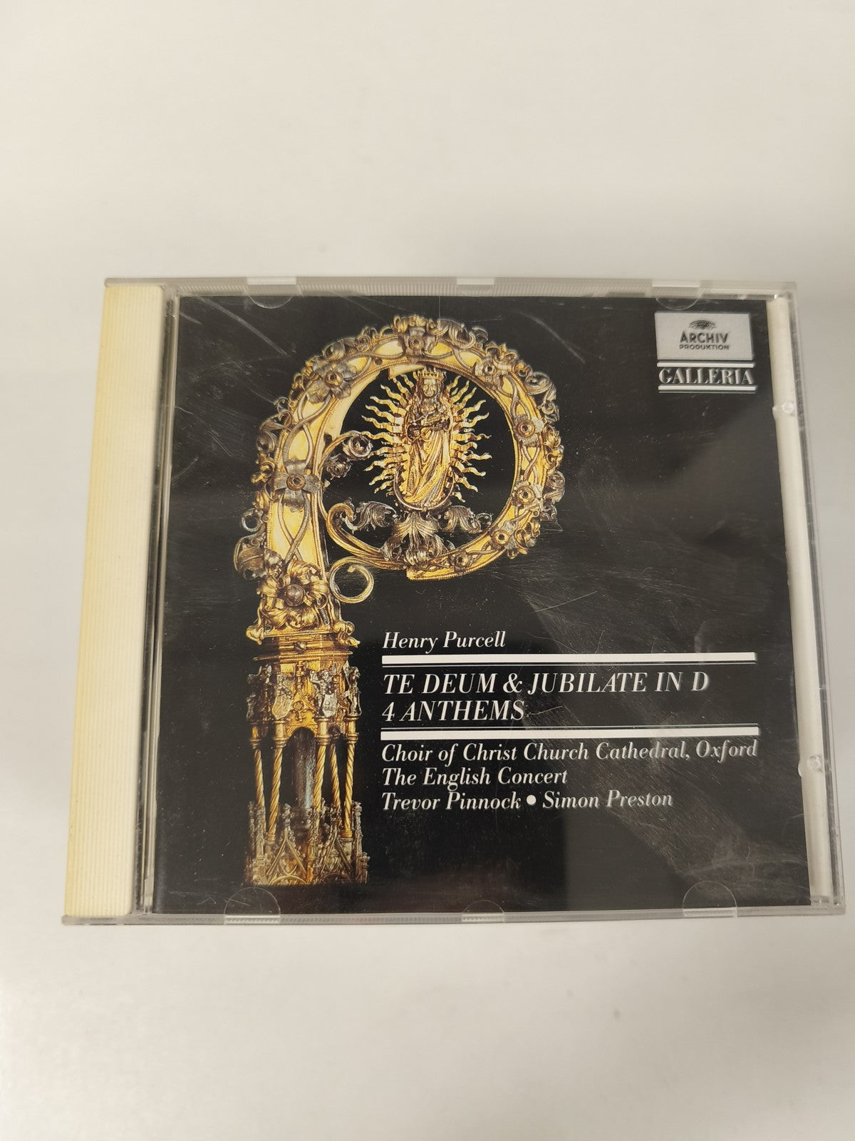 CD Henry Purcell Te Deum & Jubilate in D Choir of Christ Church Oxford