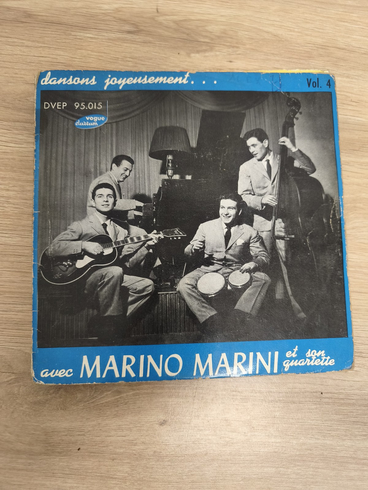 Vinyle 45 tours Marino Marini et son Quartette Vol.4 pochette bleue d'occasion
