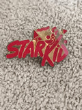 Pin's vintage STAR KID rouge doré, badge années 80 style pop (Ref 9)