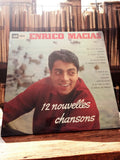 Vinyle 33 tours Enrico Macias 12 nouvelles chansons ancien LP rétro vintage