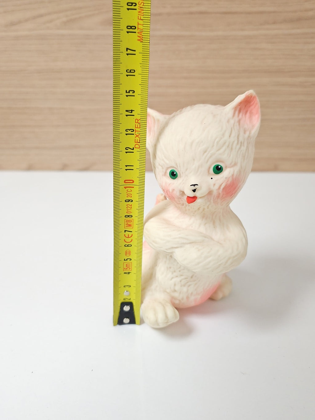 Vintage jouet pouet chat Delacoste ancien, jouet sonore rétro collection rare