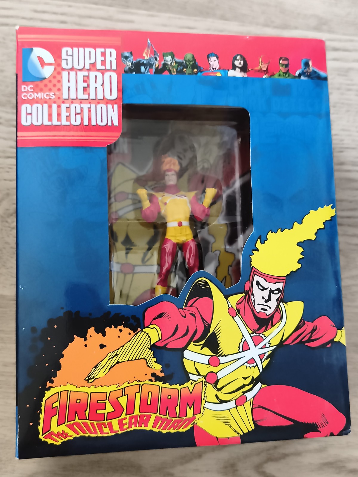 Figurine Firestorm DC Comics Super Hero Collection boîte, The Nuclear Man