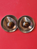 Paire de boucles d?oreilles vintage ancien rétro pour collectionneur bijou origi