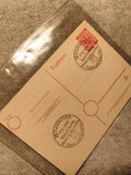 Carte postale Allemagne 1946 timbre 12 Pfennig HANNOVER exposition philatélie (R