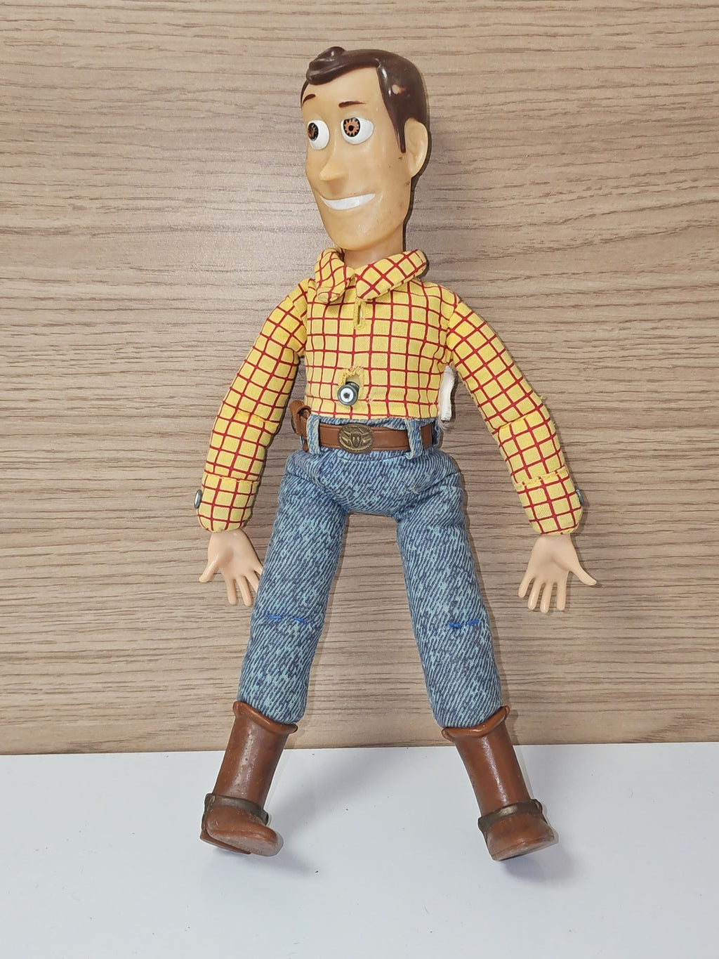 Figurine ancienne Woody Toy Story vintage, poupée articulée collection rétro rar