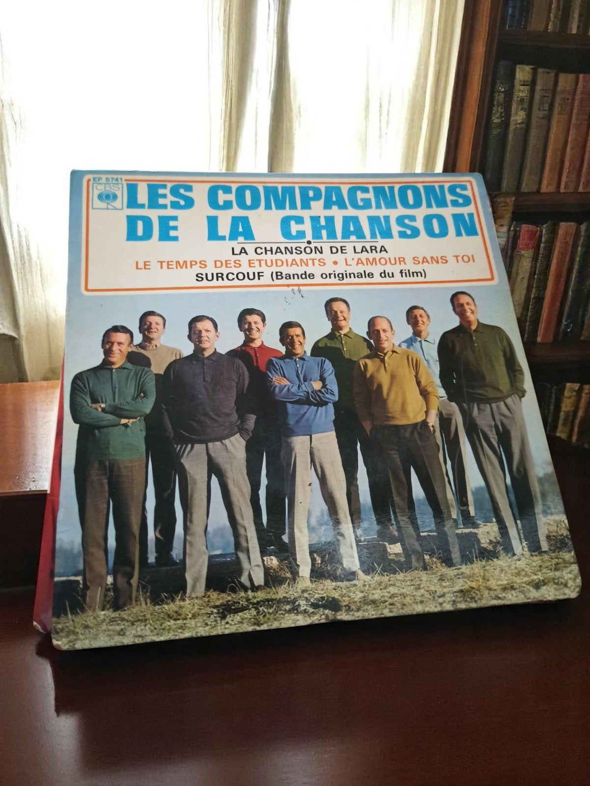 Vinyle EP vintage Les Compagnons de la Chanson pochette photo années 60