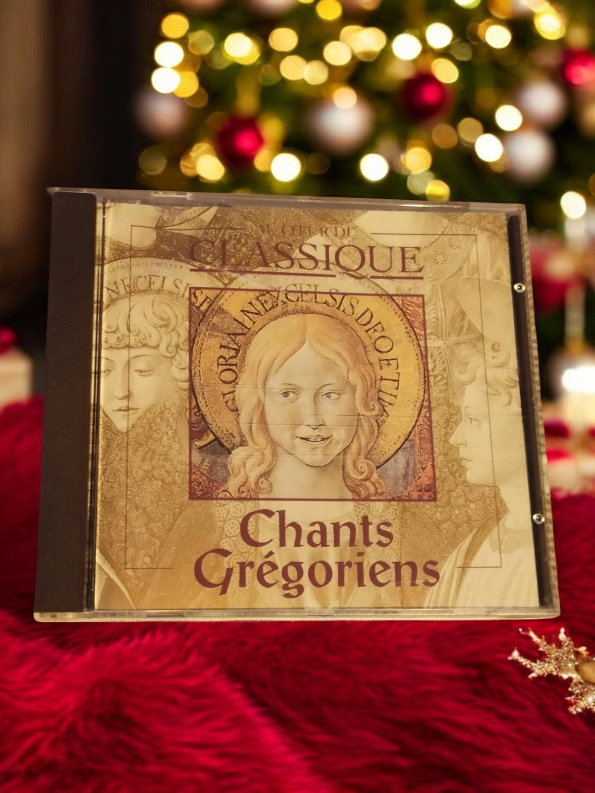 CD Chants Grégoriens musique classique – Jaquette illustrée, ambiance sacrée