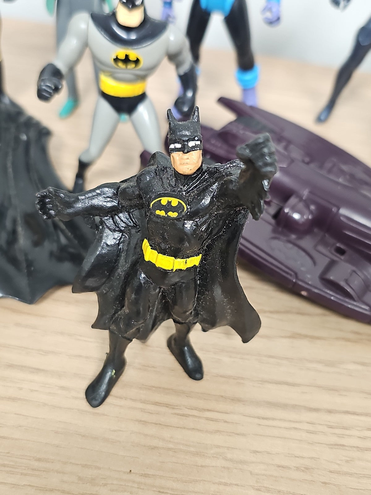 Lot ancien de figurines rétro Batman jouets vintage collection DC Comics occasio