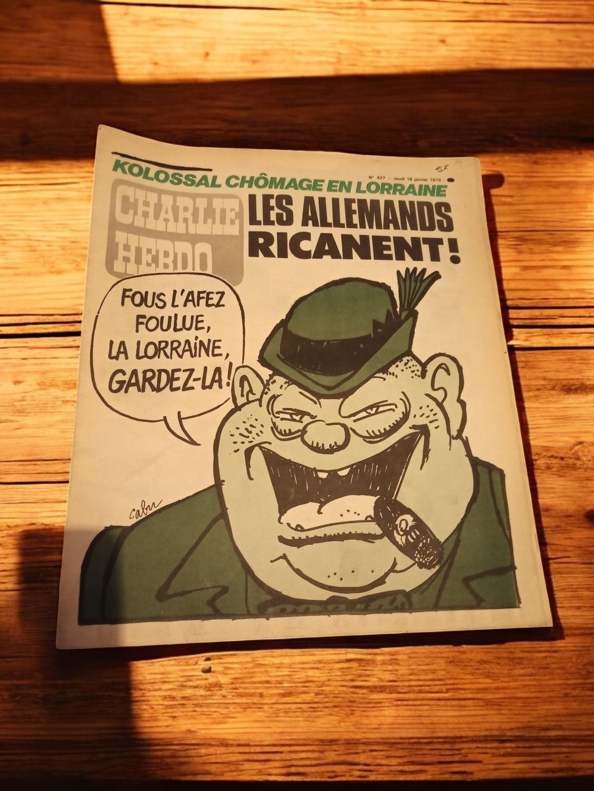 Magazine Charlie Hebdo vintage 1979 satire politique Lorraine années 70
