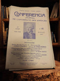 Revue ancienne CONFERENCIA Université des Annales 1921 journal vintage rétro