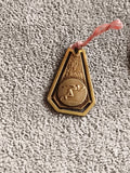 Médaille ancienne pentagonale athlétisme finition dorée vintage sport