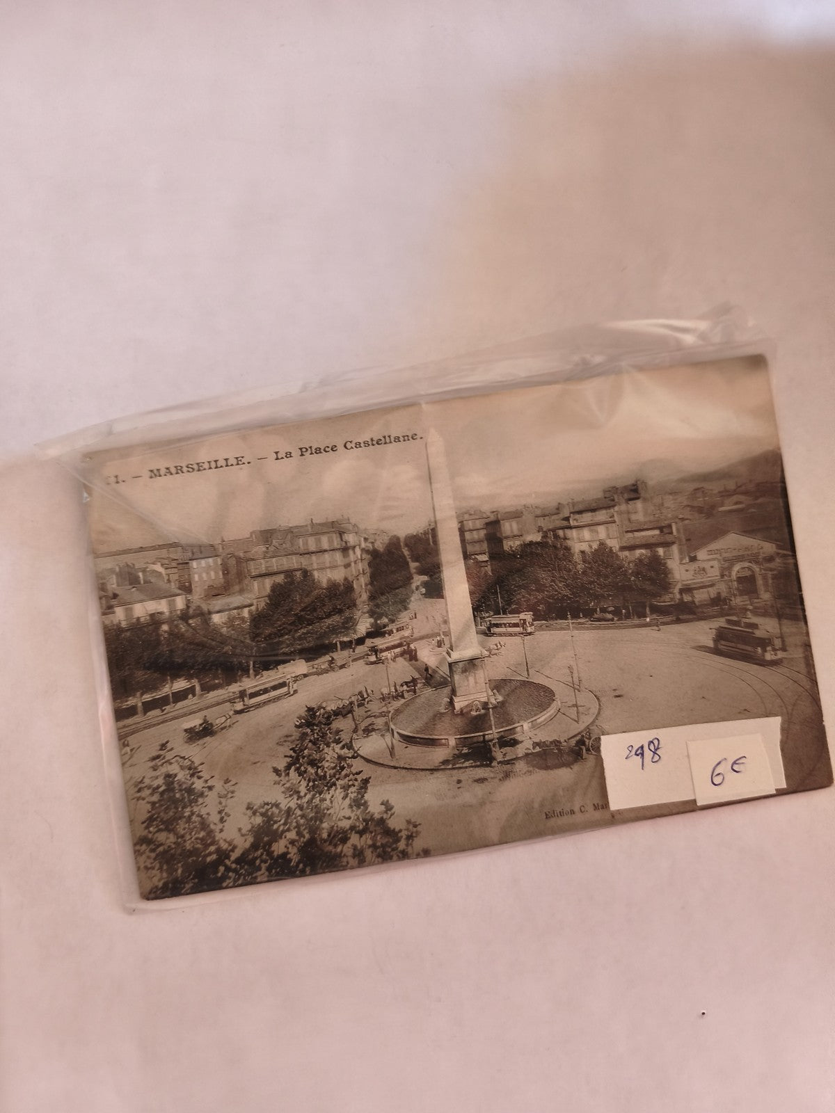 Carte postale ancienne vintage Marseille rétro collection France vue rare