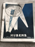 Catalogue Art & Luminaire 1934-1935 HUBENS Paris ancien document déco Art déco