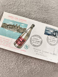Lettre 1er jour Evian-les-Bains 1957 FDC illustrée ancienne philatélie