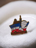 Pin's OM 90-91 vintage Le Provençal badge rétro Marseille football