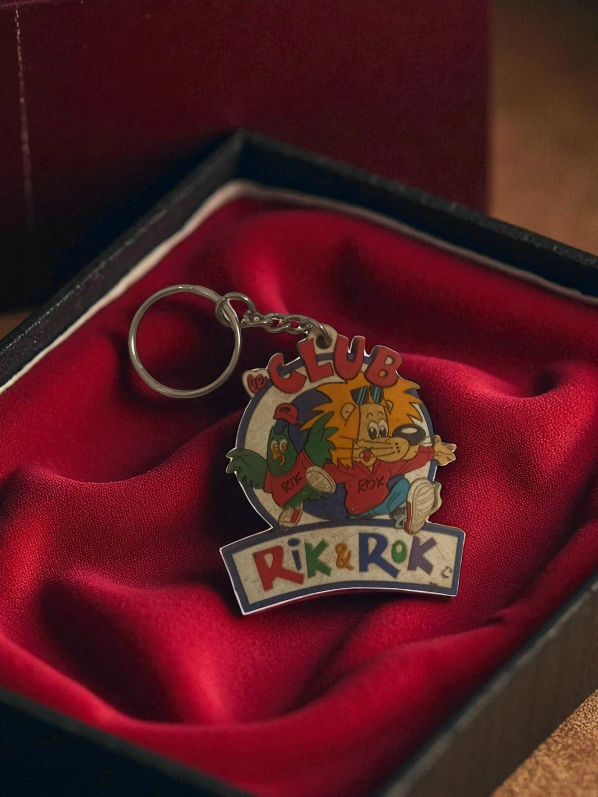 Porte-clés Le Club Rik & Rok ancien vintage publicitaire rétro accessoire