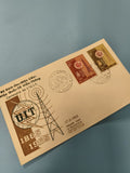 Ancienne enveloppe FDC Vietnam 1965 UIT timbres Centenaire télécommunications