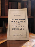 Livret ancien 1947 Parti Communiste Français propagande école classes sociales