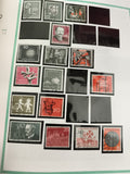Timbres Allemagne Deutsche Bundespost oblitérés thématiques XXe philatélie