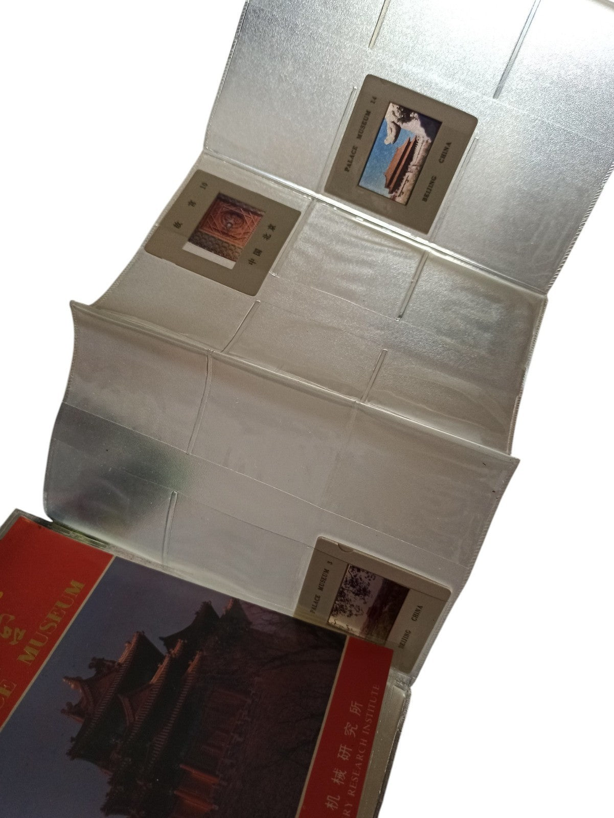 Diapositives vintage Palace Museum Chine, Beijing Film, couleur, souvenir ancien