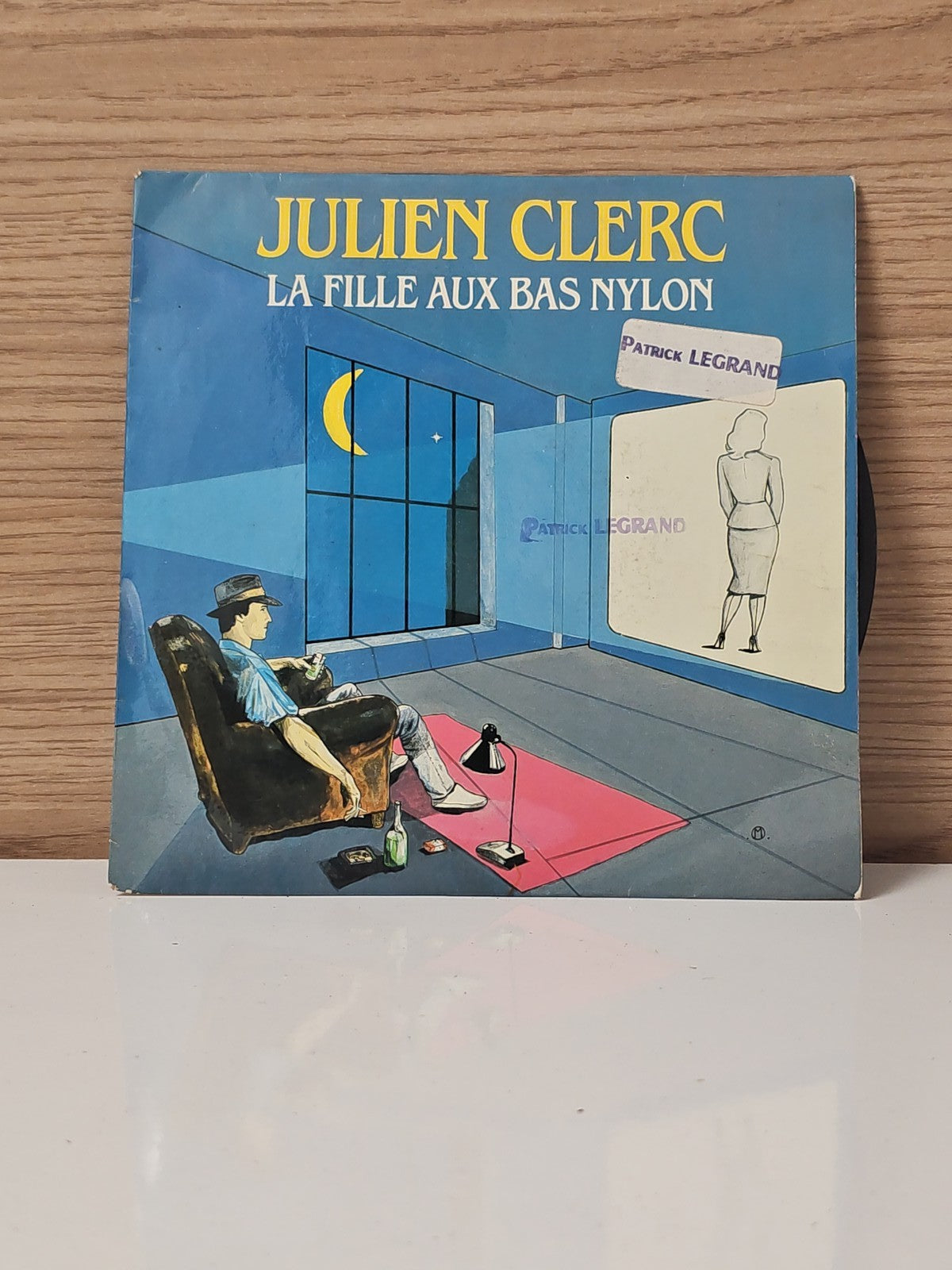 Vinyle 45 tours ancien Julien Clerc rétro, disque vintage collection chanson fra