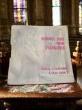 Vinyle 45 tours vintage Amore Mio Non Piangere Gira l’amore pochette dessin