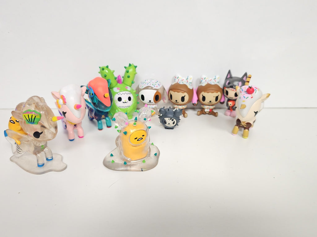 Lot figurines Tokidoki Donutina Dog Donutella vinyle rare vintage collection