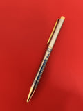 Stylo bille ancien RICHELME S.A. finition dorée vintage, stylo publicitaire