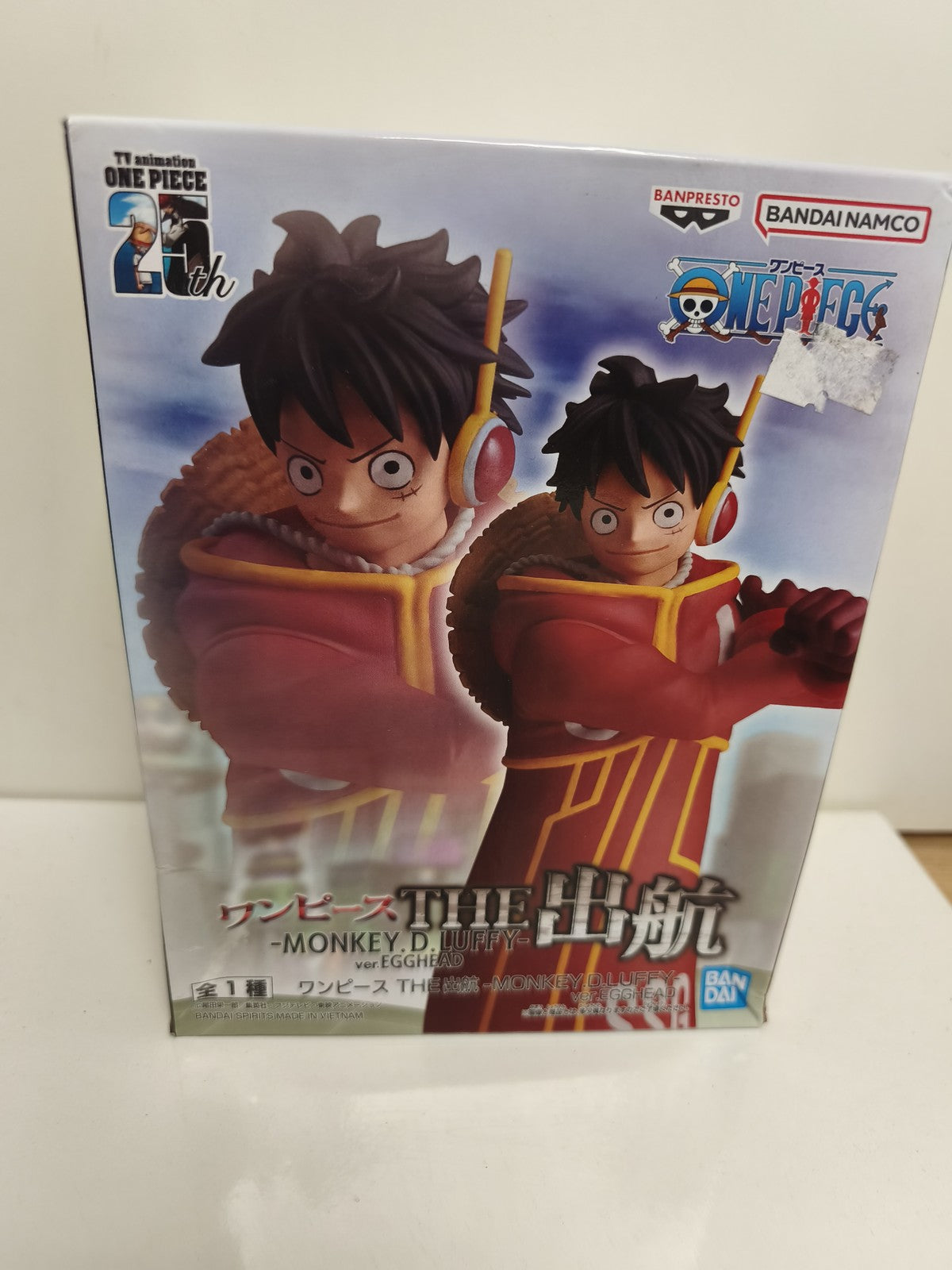 Figurine One Piece Monkey D. Luffy Egghead Banpresto Bandai Namco neuve
