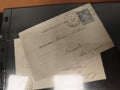Lettre ancienne affranchie 15c France 1896, carte-lettre postée Paris philatélie