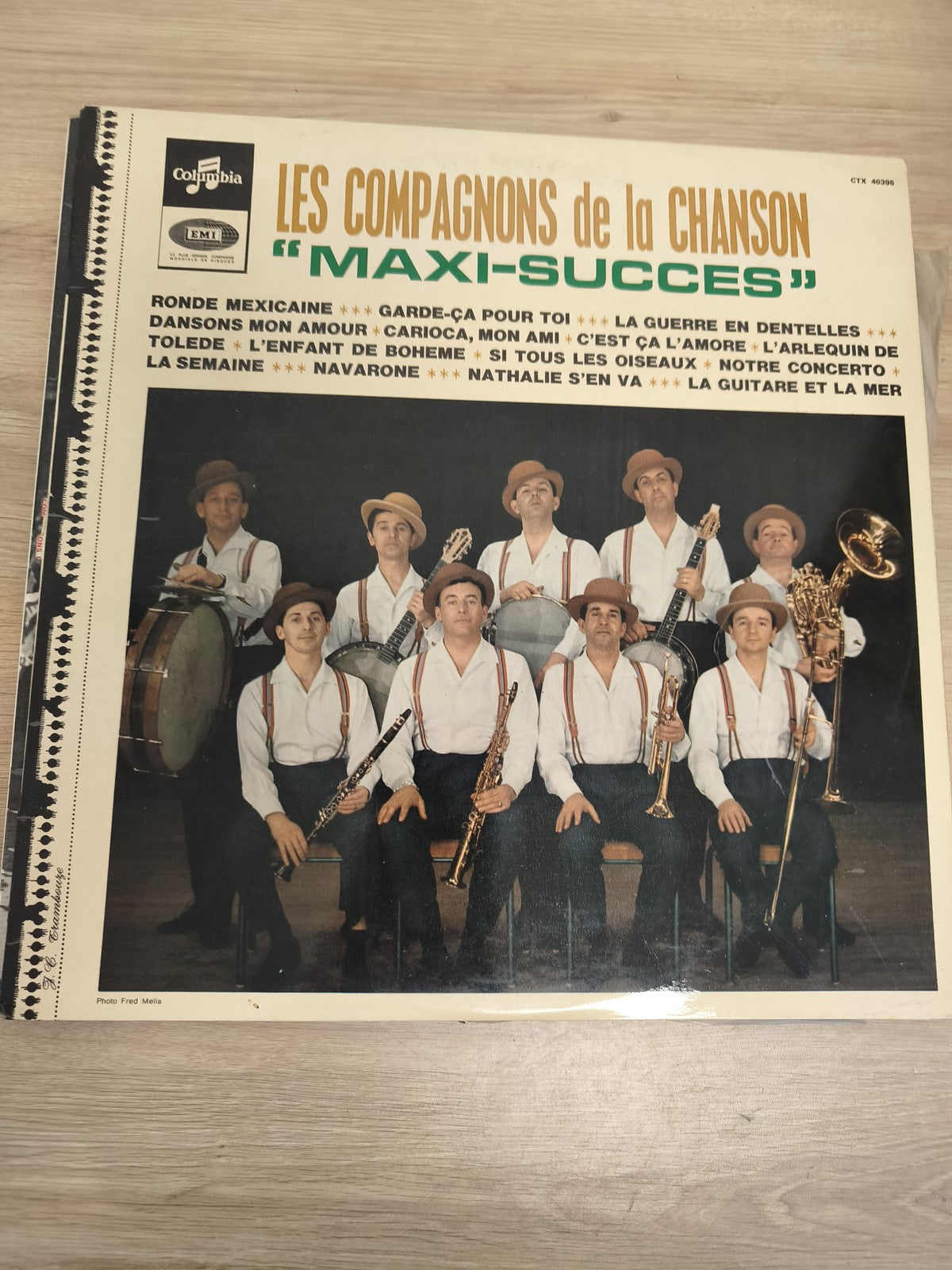 Vinyle 33T Les Compagnons de la Chanson Maxi-Succès Columbia EMI CTX 40395