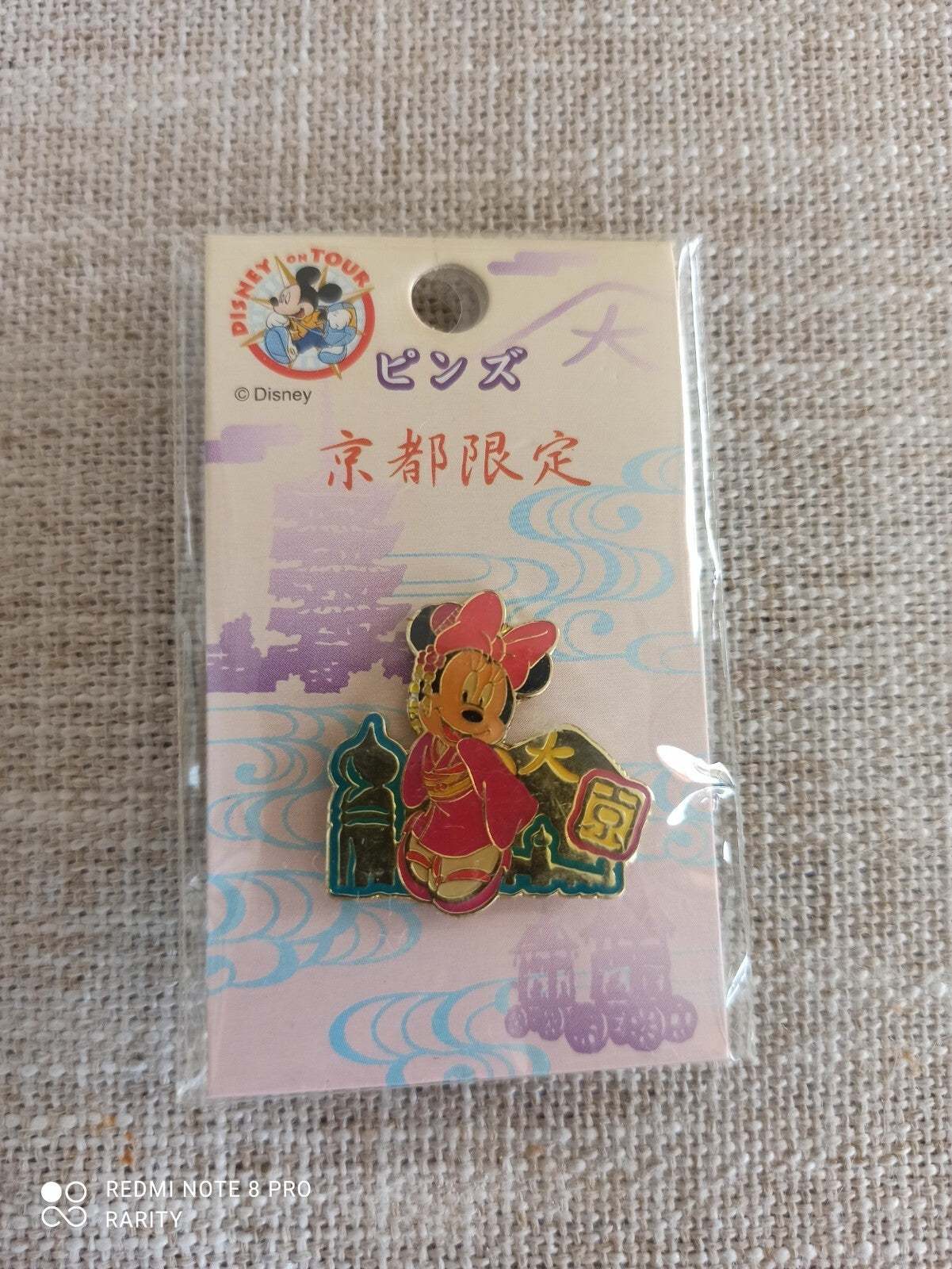 Pin's Disney Minnie Kyoto Edition rouge vintage Japon Tokyo Disneyland