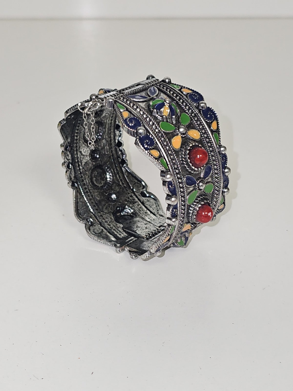 Bracelet ancien ethnique berbère rétro, bijou fantaisie vintage artisanal
