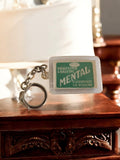 Porte-clés publicitaire vintage Mental France années 60 rétro accessoire