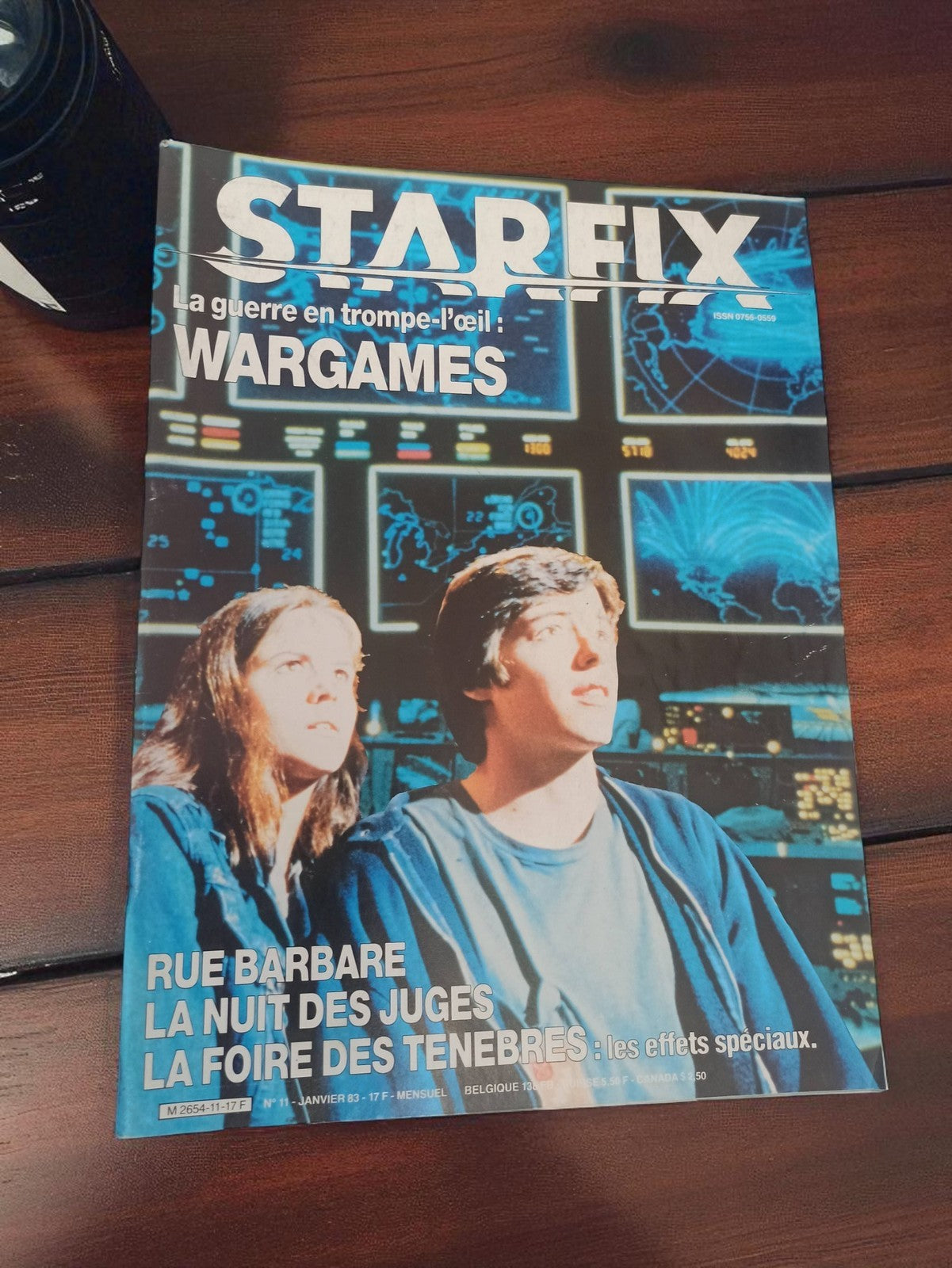 Magazine cinéma STARFIX n°11 janvier 1983 vintage rétro Wargames très bon état