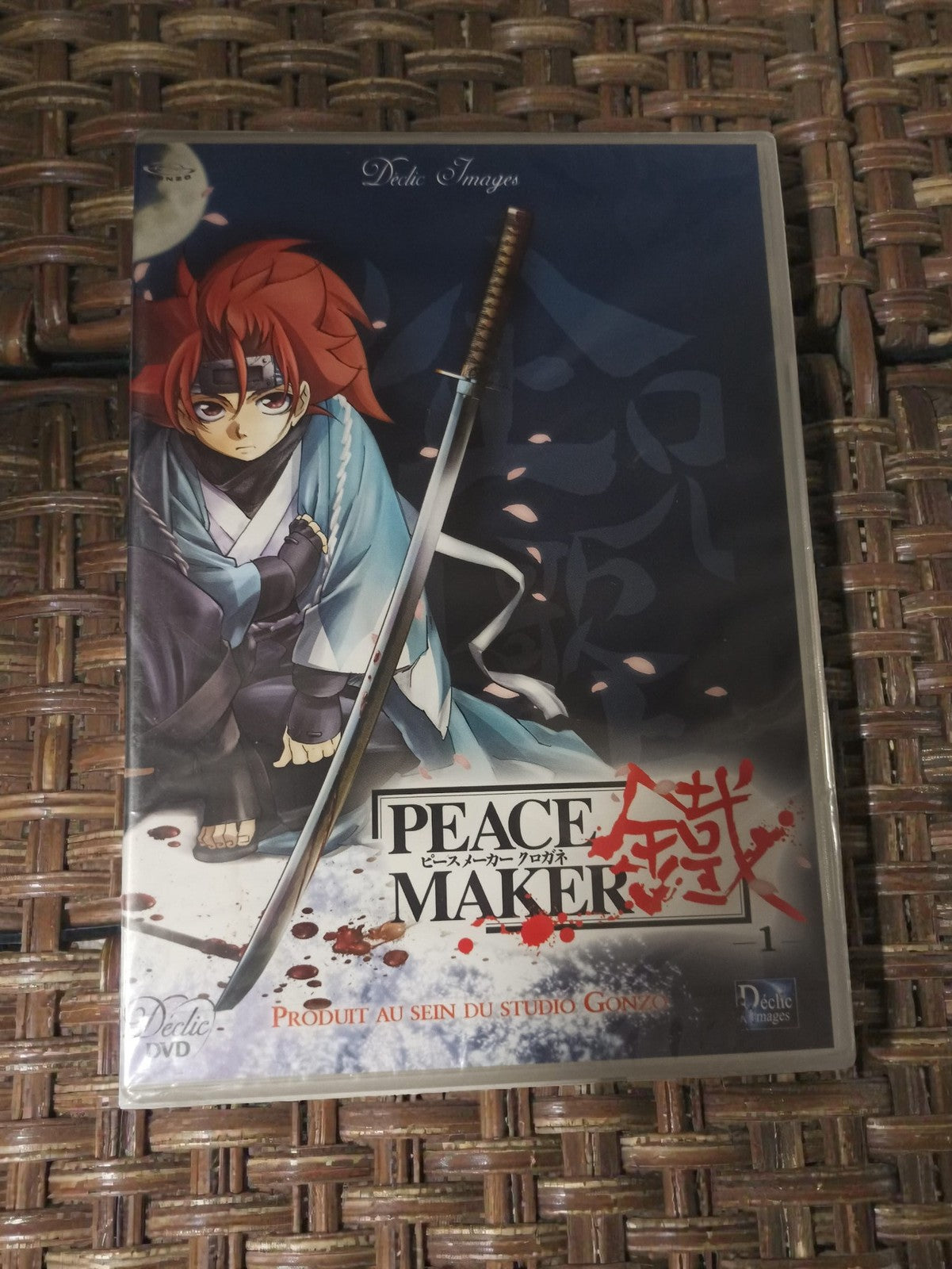 DVD animé Peace Maker volume 1 neuf sous blister, édition française, manga actio