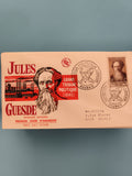 Enveloppe premier jour Jules Guesde 1957 FDC timbre 18F Roubaix philatélie