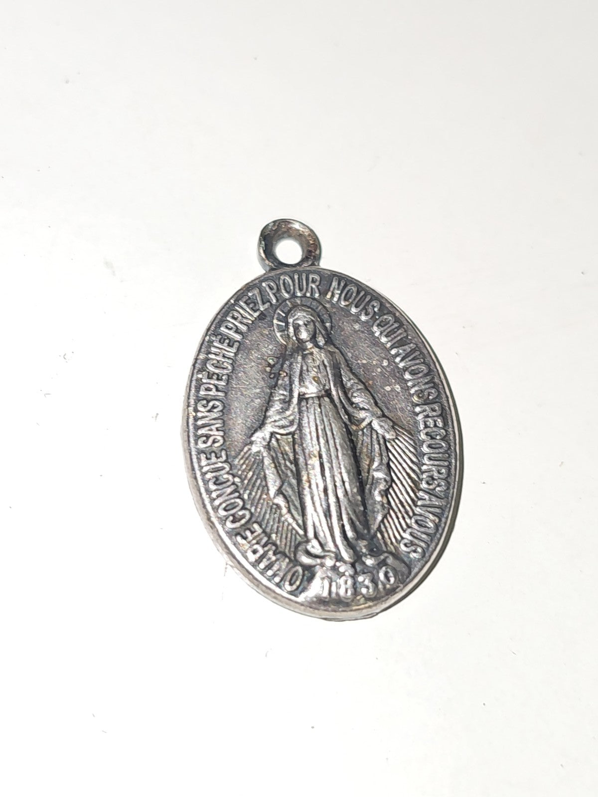 Ancienne médaille religieuse catholique vintage ? objet de piété rétro collectio